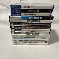 Lot Of 14 Games w/ Manuals NO DISC Nintendo Wii PlayStation 2 4 PS2 PS4 Xbox 360 for sale  Shipping to South Africa