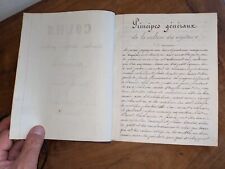Livre ancien manuscrit d'occasion  Penmarch