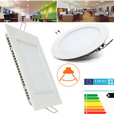 Luz Downlight Luz Blanca 12W 60 LED Panel Empotrable Slim para Techo 6500K 850LM segunda mano  Embacar hacia Argentina