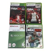 Lote de 4 jogos de vídeo Xbox 360 NBA 2k09 2k14 2k16 2k17 comprar usado  Enviando para Brazil