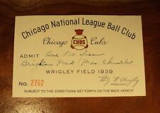 1939 chicago cubs for sale  Bourbonnais