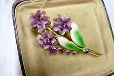 Vintage jewellery violet for sale  Shipping to Ireland