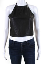 leather crop tops for sale  Hatboro