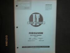 Used, FERGUSON TRACTOR Models TE20, TO20, TO30 Pony Flat Rate Manual I&T No. FE-5 1955 for sale  Canada
