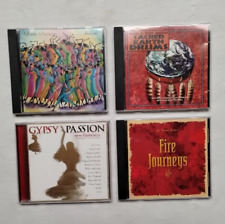 Conjunto de 4 CDs de World Music Guitarra Acústica Latina Bateria Flauta Flamenco Dança Ritmo comprar usado  Enviando para Brazil