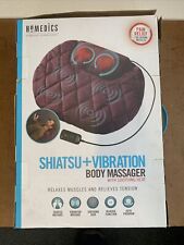 Massageador corporal vibratório Shiatsu Homedics com calor suave comprar usado  Enviando para Brazil