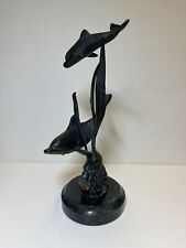 Bronze dolphin sculpture for sale  Palmetto