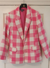 Blazer Primark xadrez rosa e branco tamanho 14 LINDO comprar usado  Enviando para Brazil