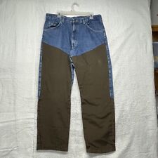 Używany, Wrangler Jeans 36x30 Cowboy Pro Gear Upland Brush Guard Spodnie Polowanie na sprzedaż  Wysyłka do Poland