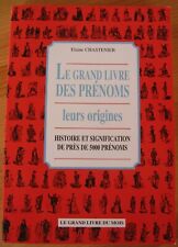 Grand livre prénoms d'occasion  Chazay-d'Azergues