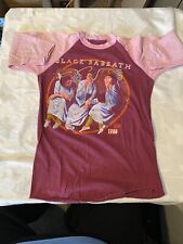 Rare VTG 1980 BLACK SABBATH-BLUE OYSTER CULT Concert T-Shirt Heaven and Hell, used for sale  Shipping to South Africa