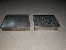 Silver coloured boxes for sale  FAIRFORD