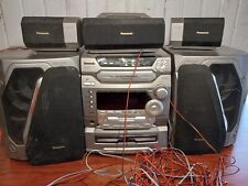 Panasonic CD Stereo System SA-AK57 (5 CD Changer) AC-120V 220W for sale  Shipping to South Africa