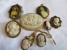 Vintage cameo brooches for sale  KIRKCALDY
