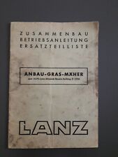 Lanz anbau gras gebraucht kaufen  Herbertingen