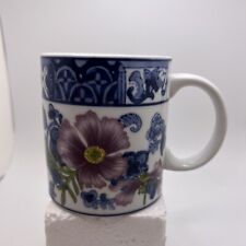 Caneca Jardin Bleu vintage xícara de chá café flores romance coleção Provence comprar usado  Enviando para Brazil