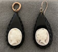 victorian cameo earrings for sale  UK