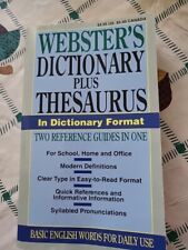 webster s english thesaurus for sale  Warren