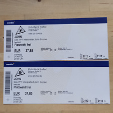Ticket vpt john gebraucht kaufen  Rheinhausen-Bergheim