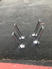 Legs Set of 4 Table Desk 2 Rods Hairpin Chrome  1/2"- 11" Solid  Heavy Duty  , used for sale  Shipping to South Africa
