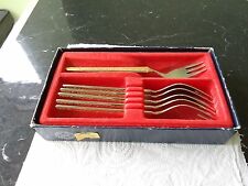 Set Of 6 Wirths Spulmaschinen German Cake/Dessert Forks. for sale  Shipping to South Africa