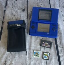 Nintendo DS Original NTR-001 Console ELECTRIC BLUE  Working Case Games Bundle for sale  Shipping to South Africa