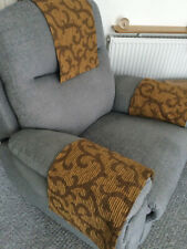 Luxus x1 Stuhl Arm Backcover Beleuchtung Sofa Sessel Soft Golden Beige gebraucht kaufen  Versand nach Germany