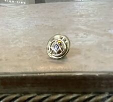 Vintage Gold Tone  Freemason Masonic Tiny Member Lapel Pin ., used for sale  Shipping to South Africa