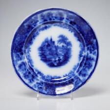 Flow blue plate for sale  Boonton
