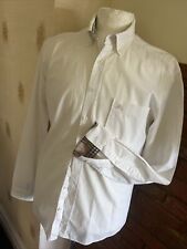 Burberry shirt white for sale  ST. NEOTS