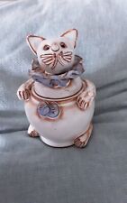 Ceramic stoneware cat for sale  WARWICK