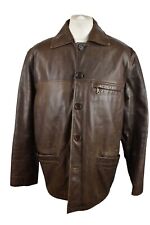 Brown leather jacket for sale  SITTINGBOURNE