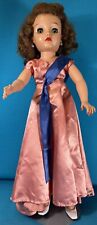 Vintage Ideal Miss Revlon 18" Doll VT-18 in PINK GOWN w/SHOES - TLC Needed for sale  Shipping to South Africa