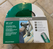 Manguera de aire de poliuretano de grado profesional Hitachi 50' x 1/4", accesorio giratorio macho segunda mano  Embacar hacia Argentina
