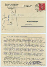 76932 - Gerhard van Gember, Samenbau - Rheinberg 8.1.1934 nach Enkhuizen comprar usado  Enviando para Brazil