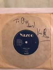 Vince clarke signature for sale  HYTHE