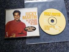 Ricky Martin - Te extrano, te olvido, te amo/ Donde estaras REMIX CD Maxi Single segunda mano  Embacar hacia Argentina