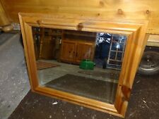 Pine bevelled mirror for sale  ELLESMERE PORT