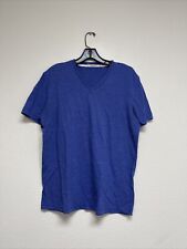 Usado, Camiseta Abbot Main básica gola V azul média Veneza casual macia lisa comprar usado  Enviando para Brazil