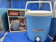 Vintage 1983 Ice Blue Coleman Model 5520-706 3 Gallon Roundabout Cooler With Box for sale  Shipping to South Africa