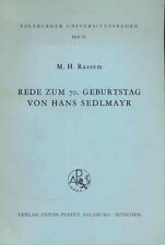 Rede zum 70. Geburtstag von Hans Sedlmayr. Salzburger Universitätsreden H. 24. R comprar usado  Enviando para Brazil