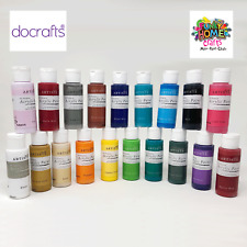 DoCrafts Artiste Acrylic Paint 59ml bottles, Matt Paint, Metallic Pearl Colours for sale  Shipping to South Africa
