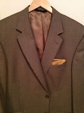 Used, "JosA.Bank"A Stylish Vicuna & Brown Mini Houndstooth Spt Coat 44R Lux 100% Wool  for sale  Shipping to South Africa