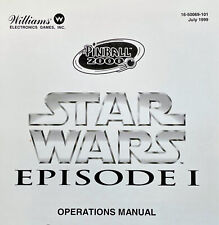 Usado, Williams Star Wars Episódio 1 Pinball 2000 Máquina Manual Esquemas ORIGINAIS comprar usado  Enviando para Brazil