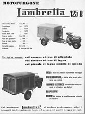 Pubblicita 1948 motofurgone usato  Biella