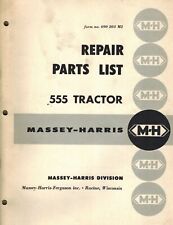 MASSEY-HARRIS VINTAGE 555  TRACTOR PARTS  MANUAL "ORIGINAL" 690 203 M2, used for sale  Canada