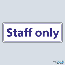 Staff door sign for sale  Shipping to Ireland
