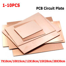 Placa de circuito PCB laminada folheada a cobre face única/dupla 7x10cm-20x30cm comprar usado  Enviando para Brazil
