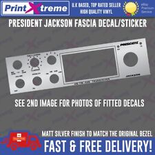 President jackson radio for sale  WALTHAM ABBEY