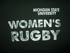 MICHIGAN STATE UNIVERSITY WOMEN'S RUGBY T SHIRT Spartans Ruck Scrum Unisex MED for sale  Shipping to South Africa